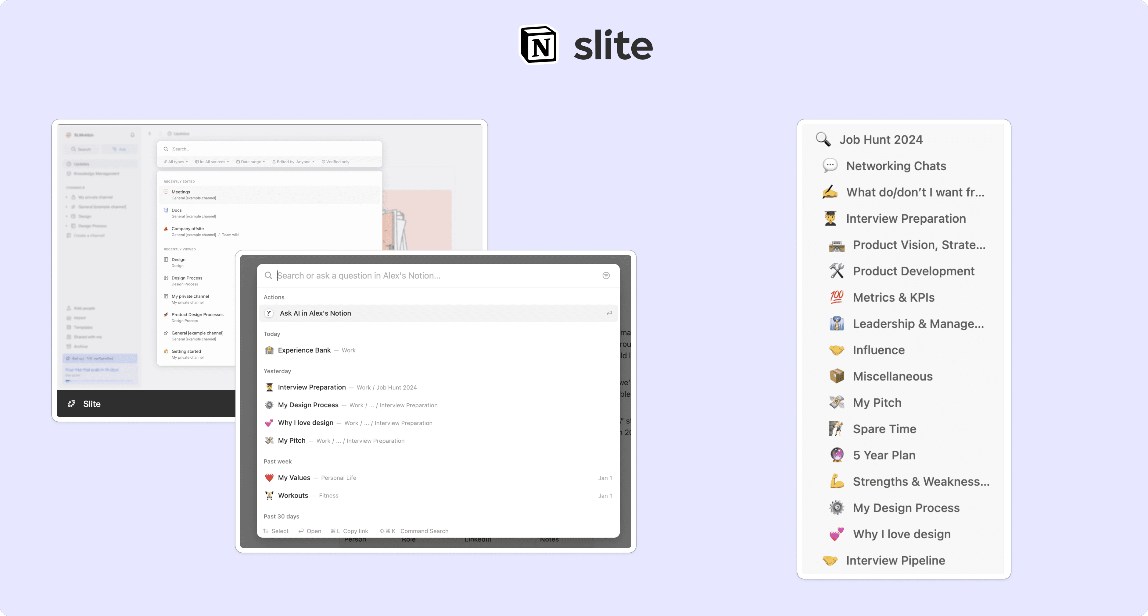Key points from Notion & Slite